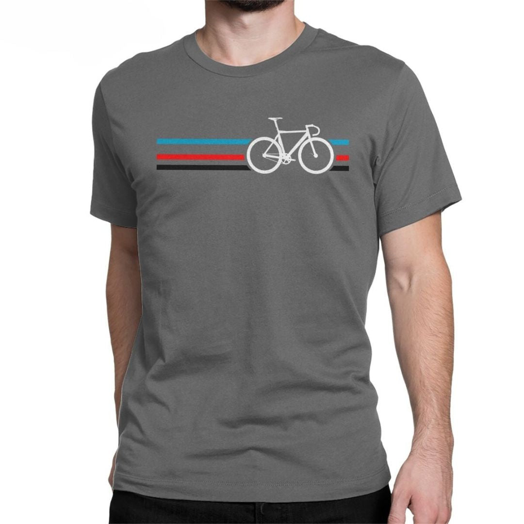 Road Bicycle T-Shirt in Grey colour