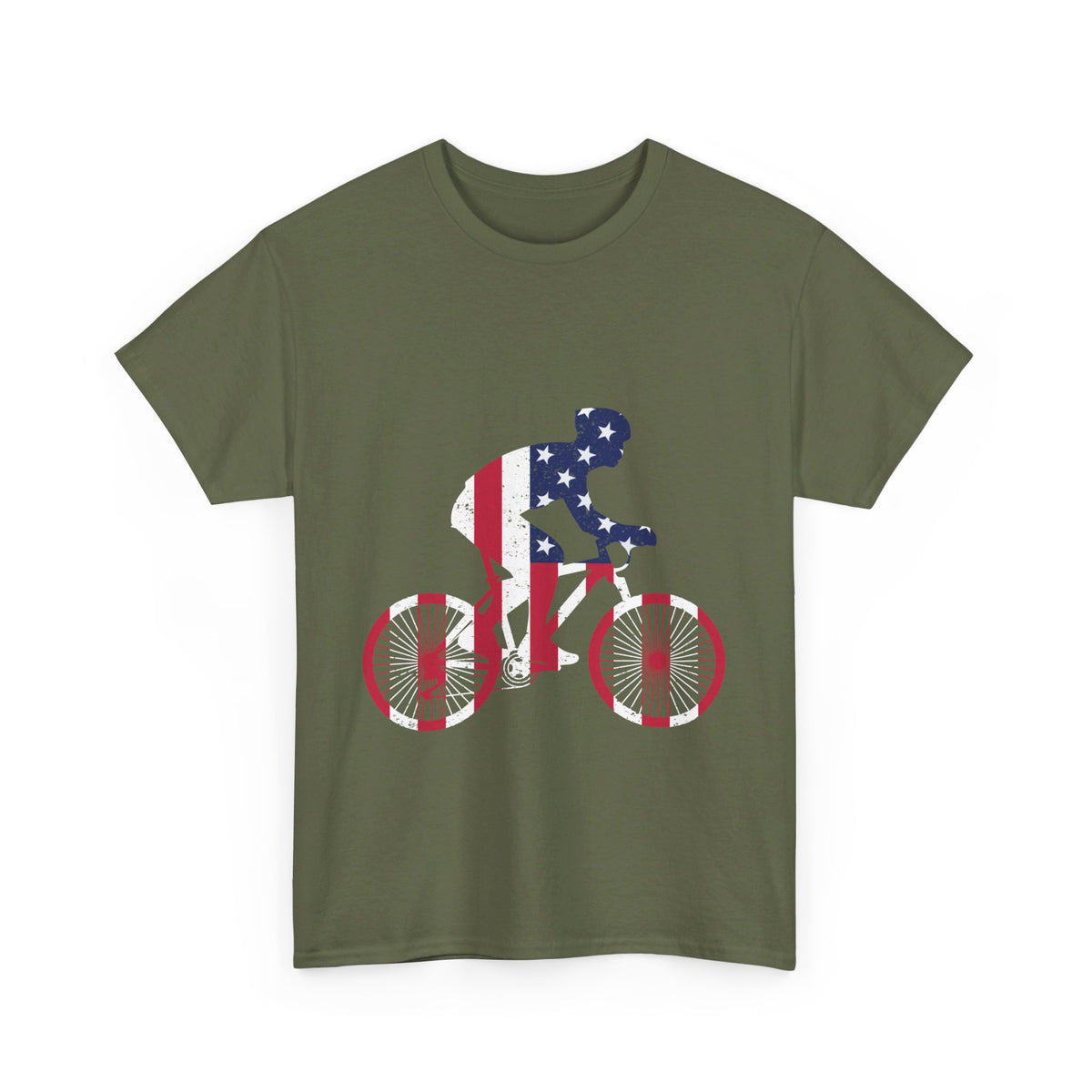 American Ride T-Shirt in Military Green colour