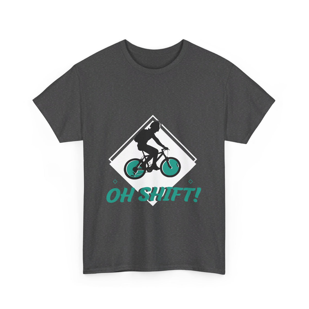 Oh Shift T-Shirt in Dark Heather colour