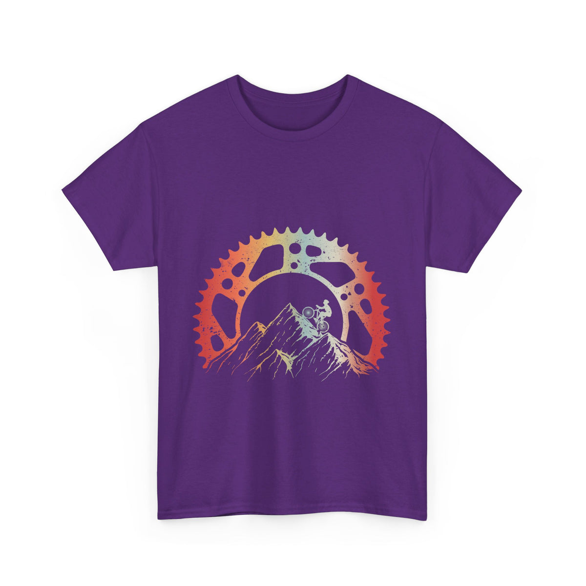 Mountain Master T-Shirt in Purple colour