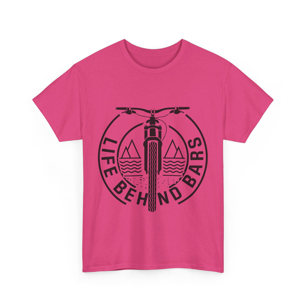 Life Behind Bars Cycling T-Shirt in Heliconia colour