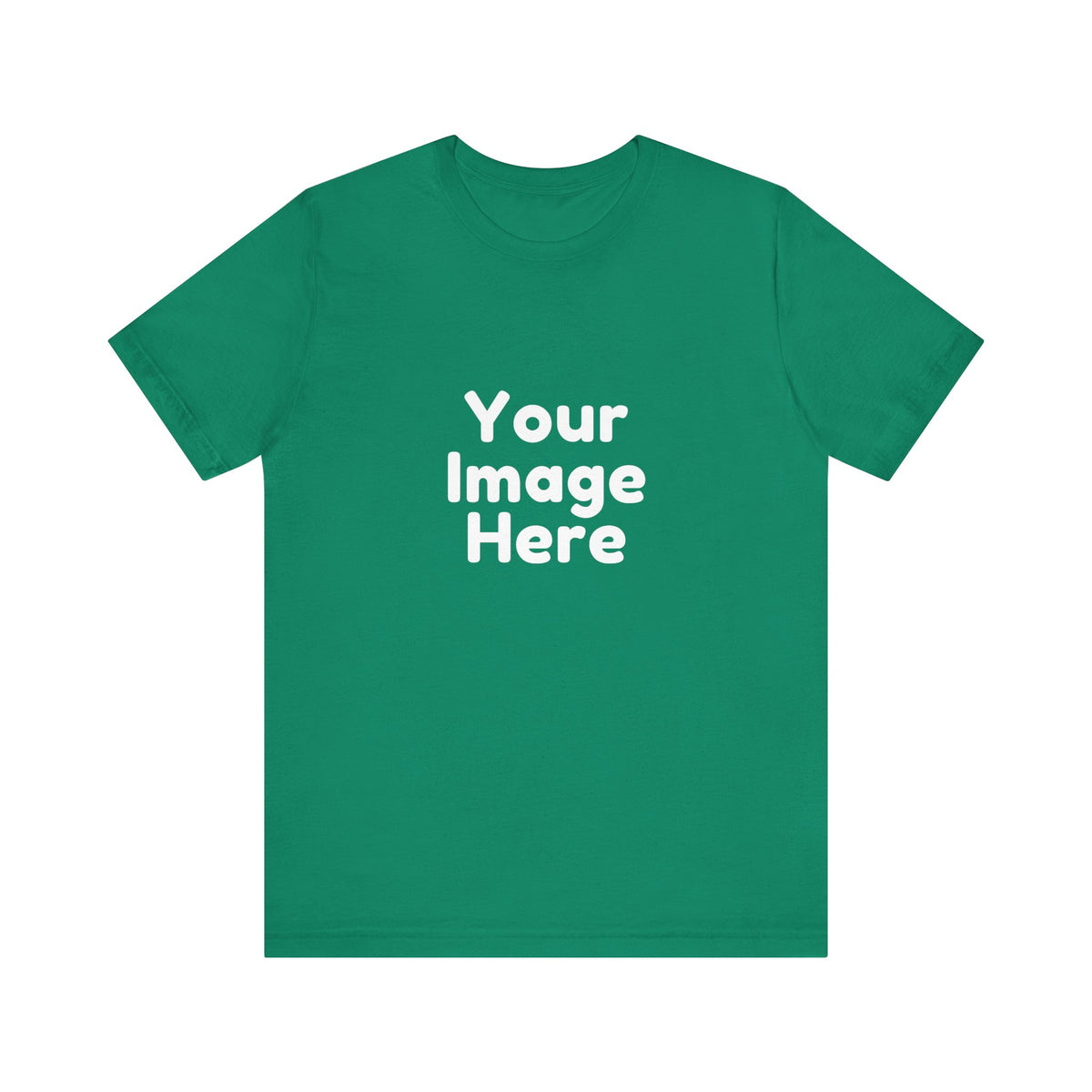 Personalised Bike Silhouette T-Shirt in Kelly colour
