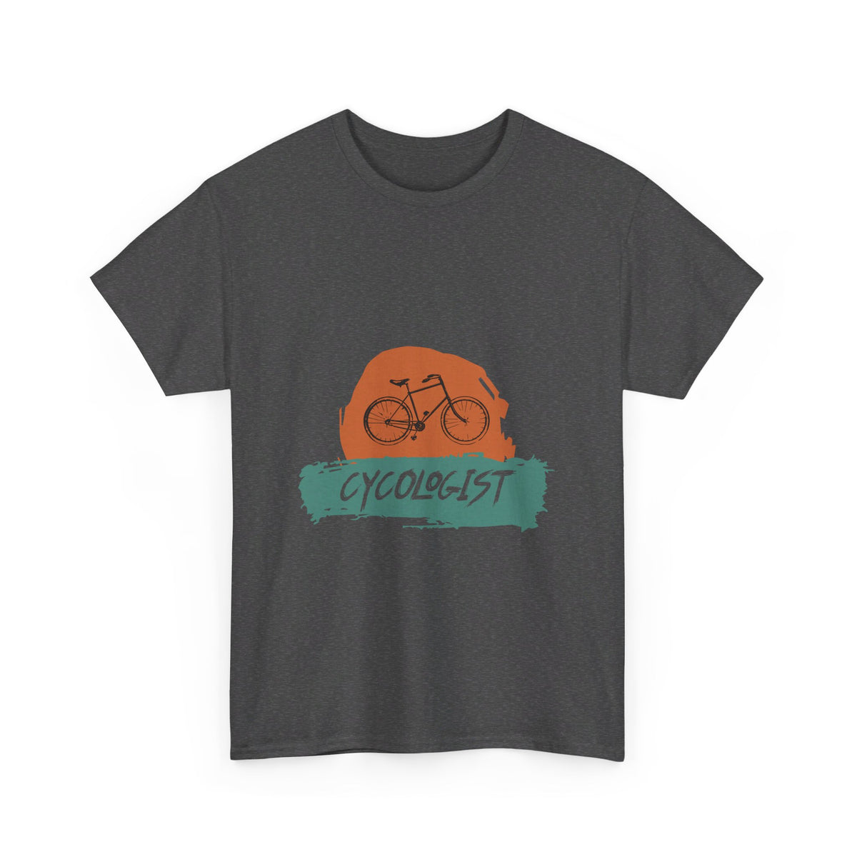 Cycologist T-Shirt in Dark Heather colour