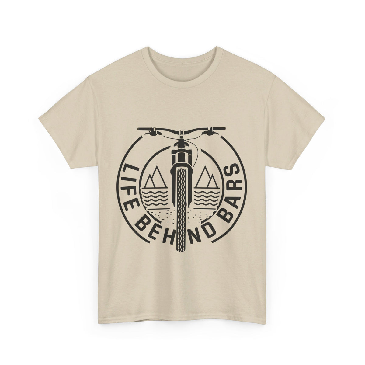 Life Behind Bars Cycling T-Shirt in Sand colour