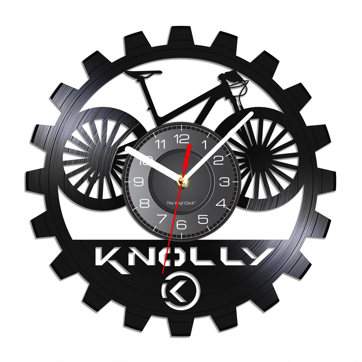 Knolly MTB Vinyl Clock