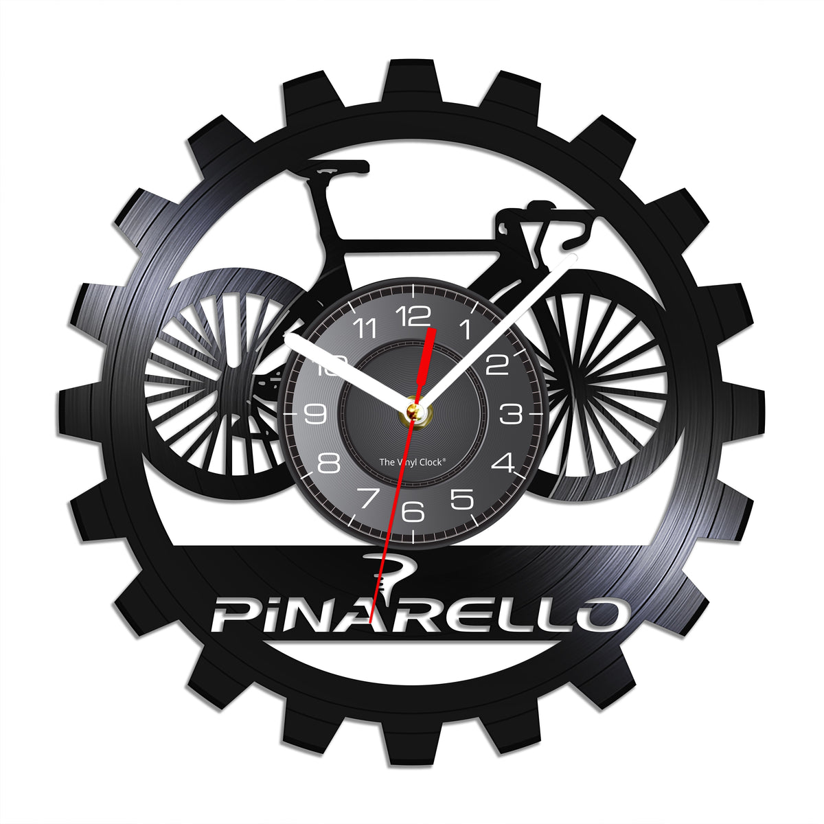 Pinarello Bicycle Vinyl Clock