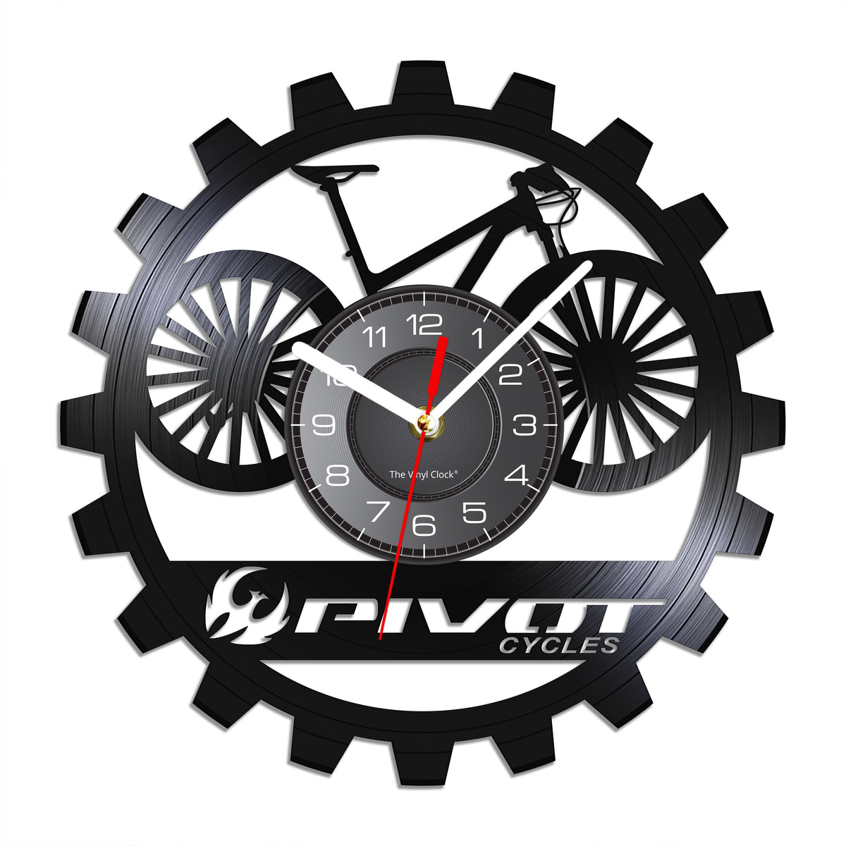 Pivot Cycles MTB Vinyl Clock