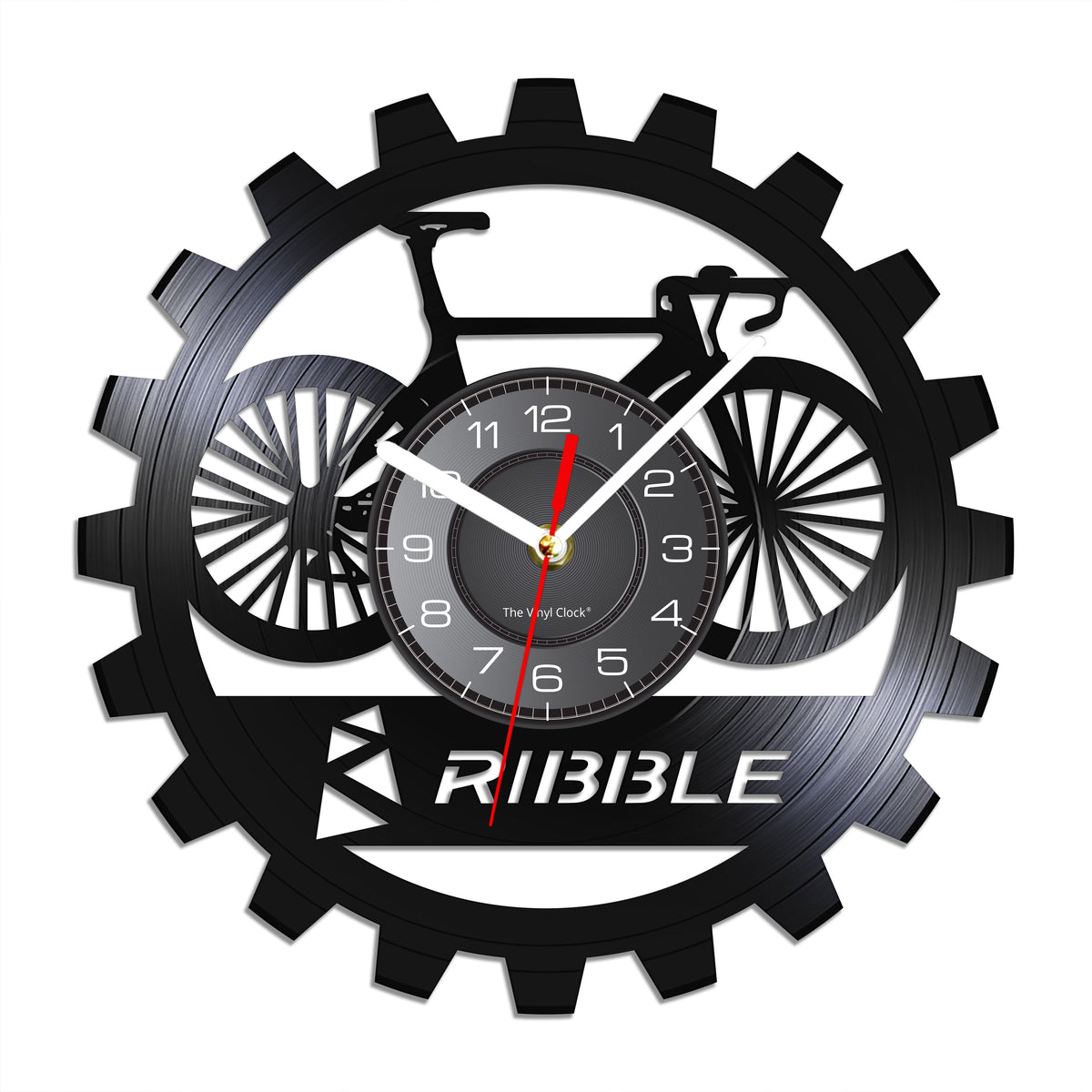 Ribble Bicycle Vinyl Clock