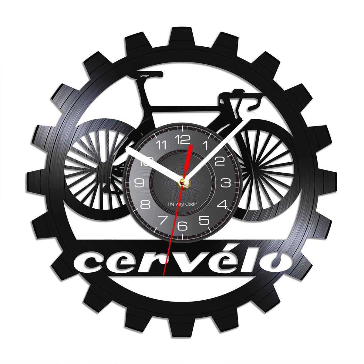 Cervelo Bicycle Vinyl Clock
