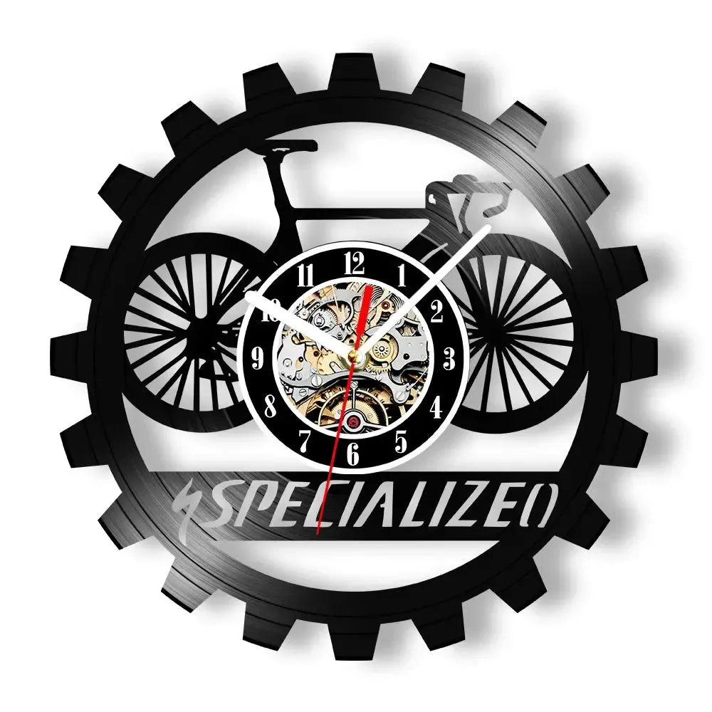 Cycolinks Specialized Bicycle Vinyl Clock