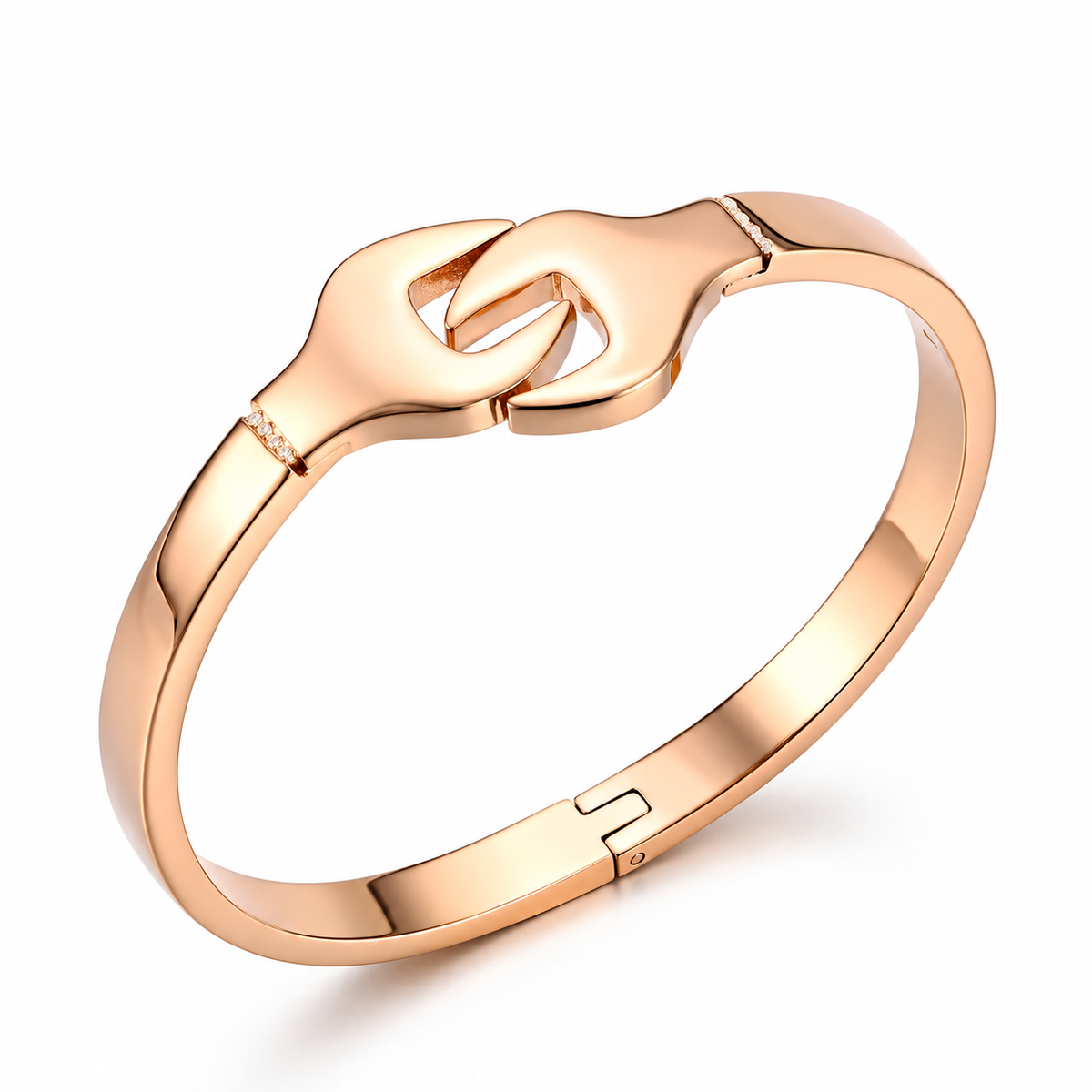 Cycolinks Stainless Steel Wrench Bangle — Rose Gold