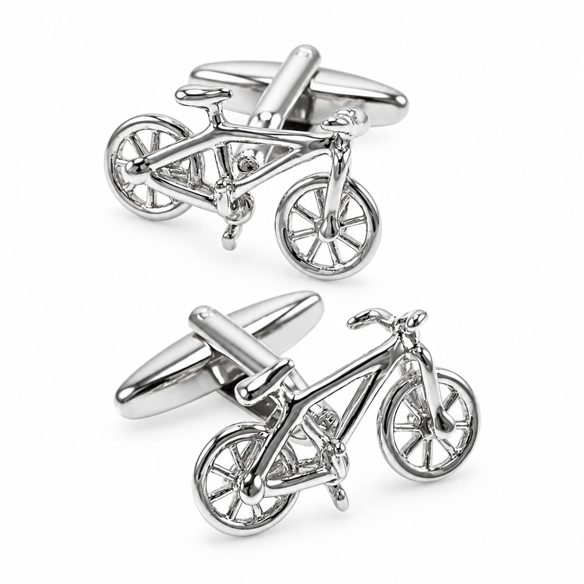 Cycolinks Bicycle Cufflinks — product photograph on white background