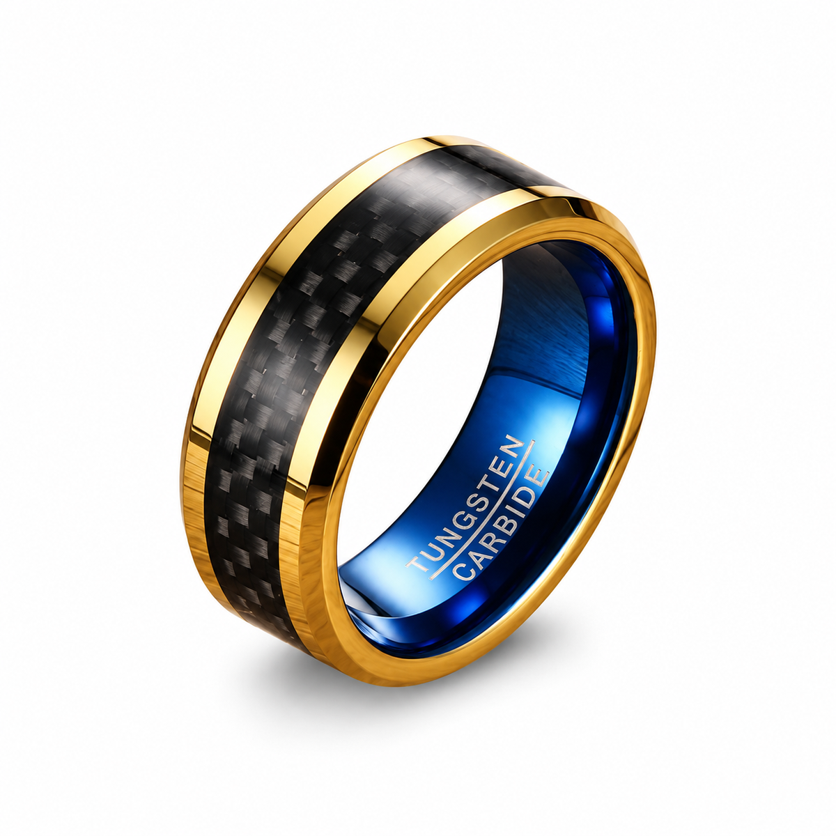 Cycolinks Apex Carbon Inlay Ring on a white background