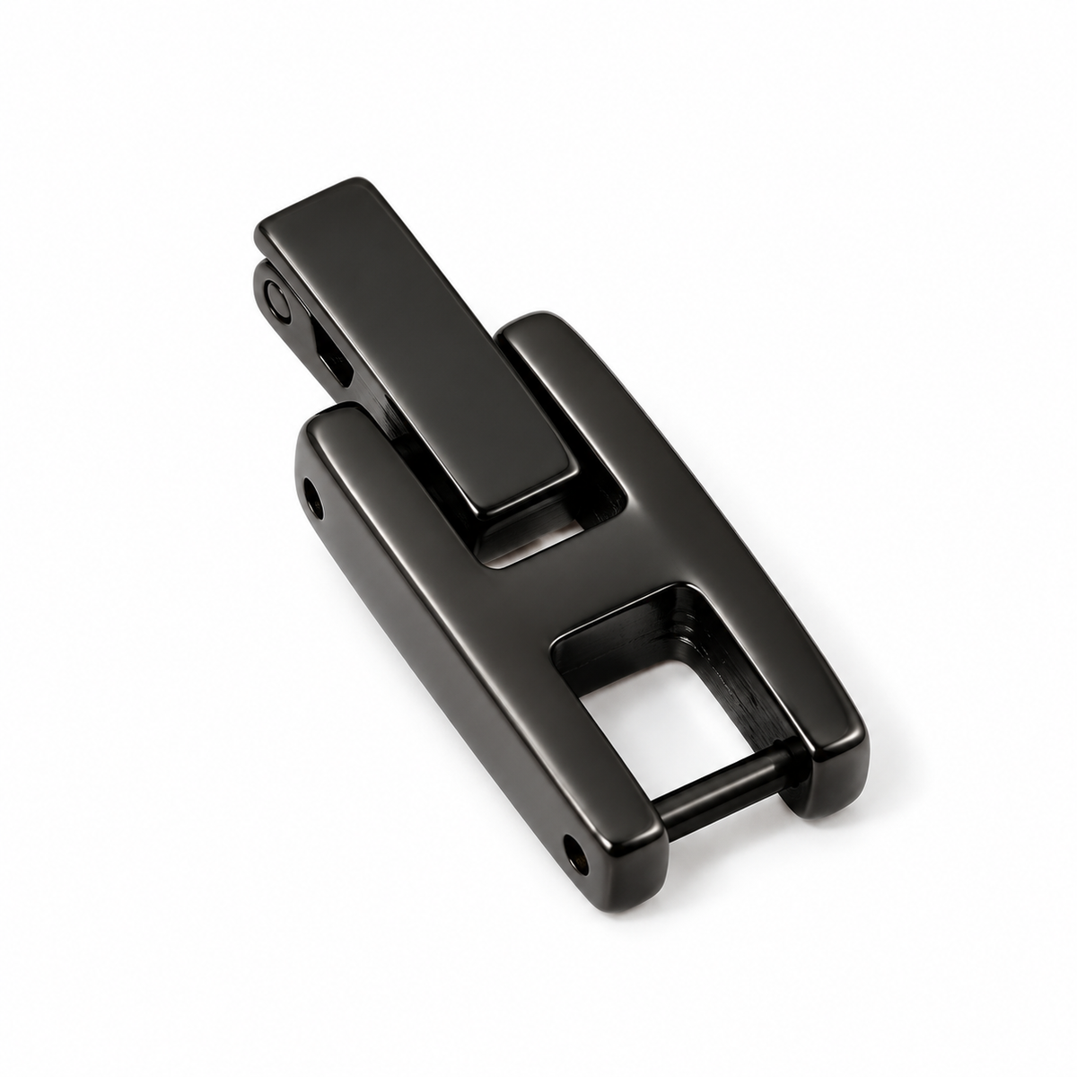 Cycolinks 7mm black stainless steel bike chain bracelet extension clasp
