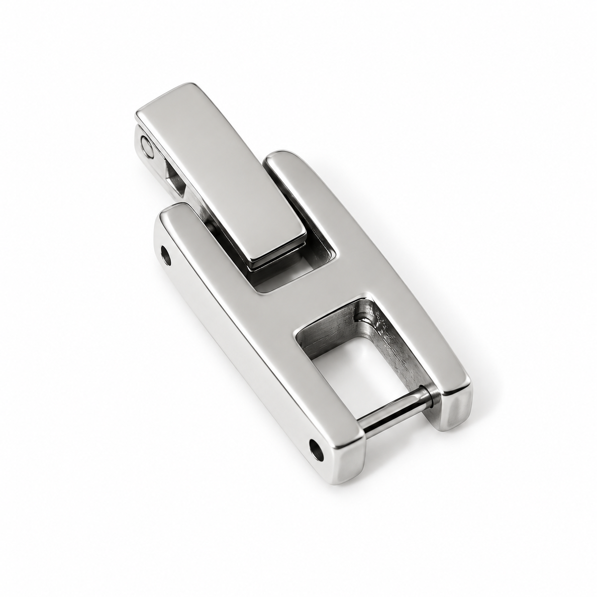 Cycolinks 7mm silver stainless steel bike chain bracelet extension clasp