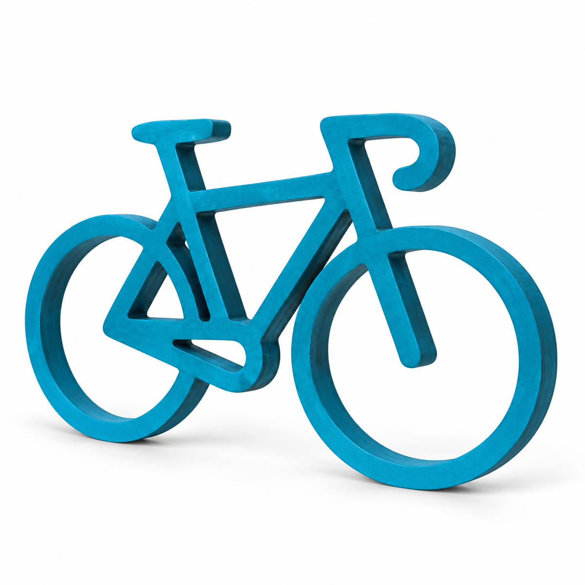 Cycolinks Wooden Road Bicycle Home Décor — complete product on a white background
