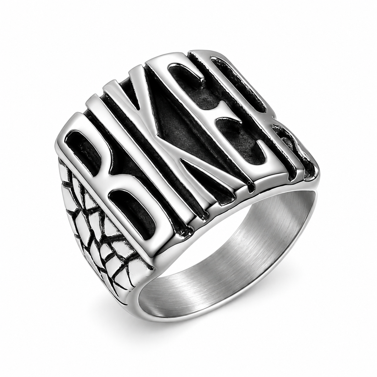 Cycolinks Biker Punk Ring on a white background