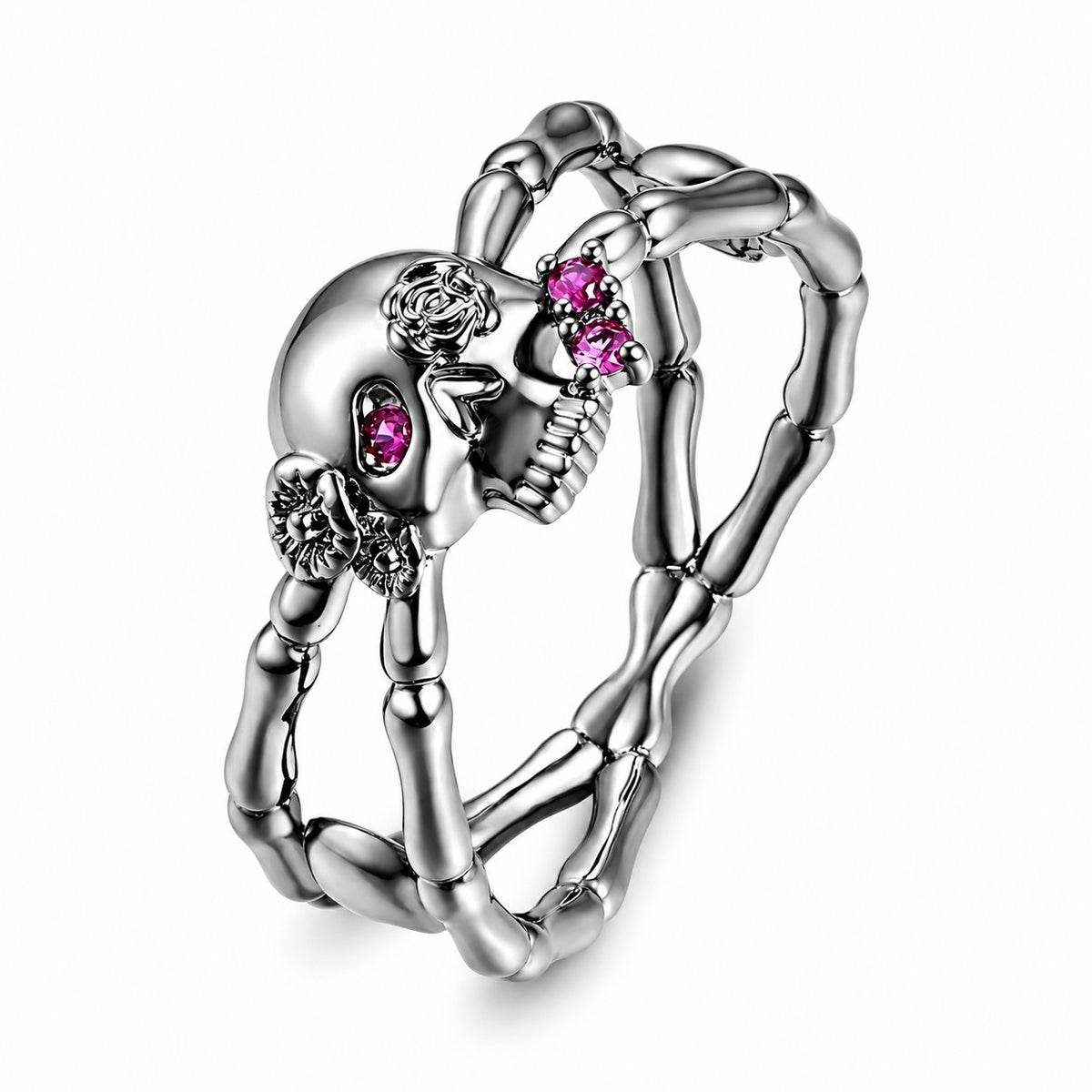 Cycolinks Skull Cross Ring on a white background