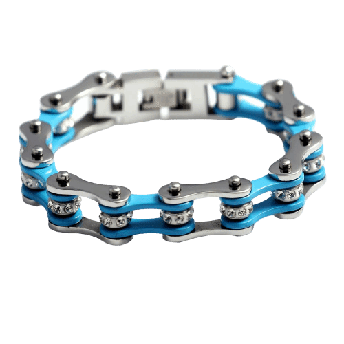 Cycolinks Aqua Crystal Bracelet - Cycolinks