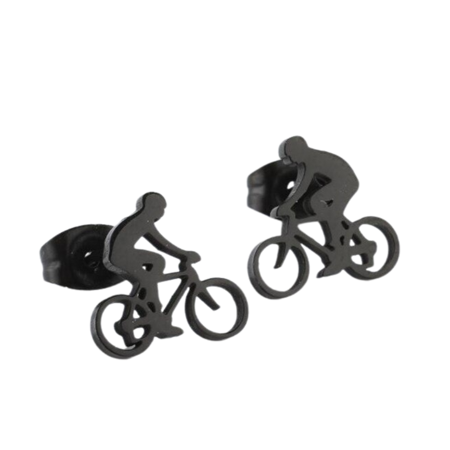Cycolinks Titanium Steel Cycling Stud Earrings BOGOF - Cycolinks