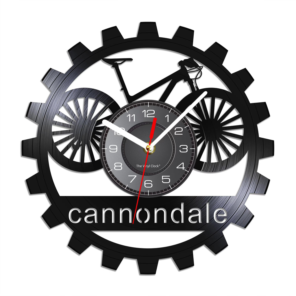 Cycolinks Cannondale MTB Vinyl Clock - Cycolinks