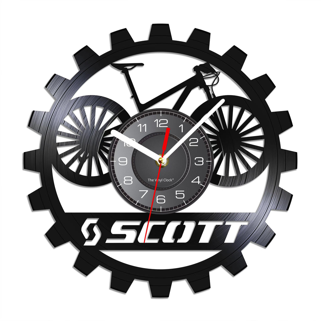 Cycolinks Scott MTB Vinyl Clock - Cycolinks
