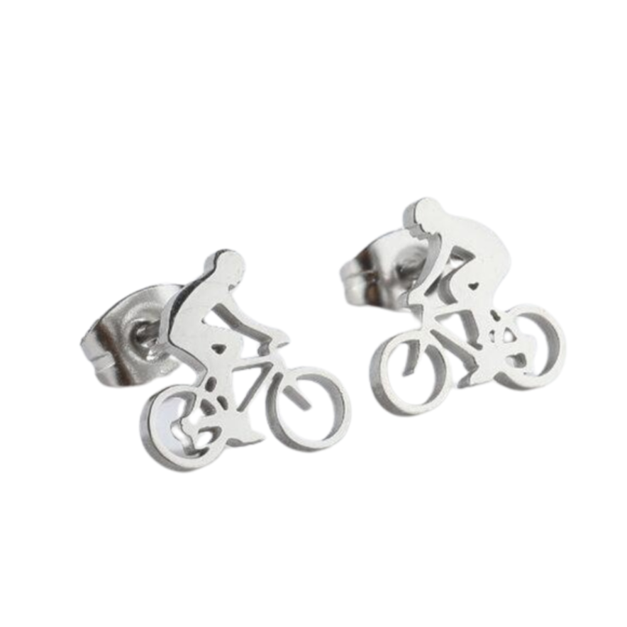 Cycolinks Titanium Steel Cycling Stud Earrings BOGOF - Cycolinks