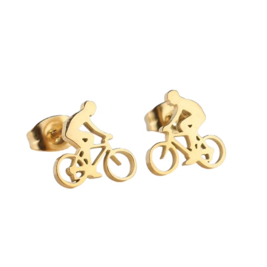 Cycolinks Titanium Steel Cycling Stud Earrings BOGOF - Cycolinks