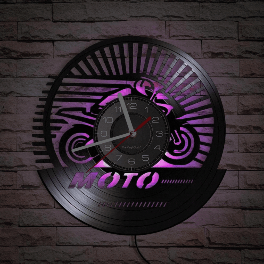 Cycolinks Moto Vinyl Clock - Cycolinks