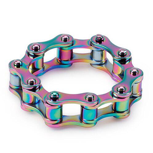Cycolinks Bike Chain Ring Oil Slick Color
