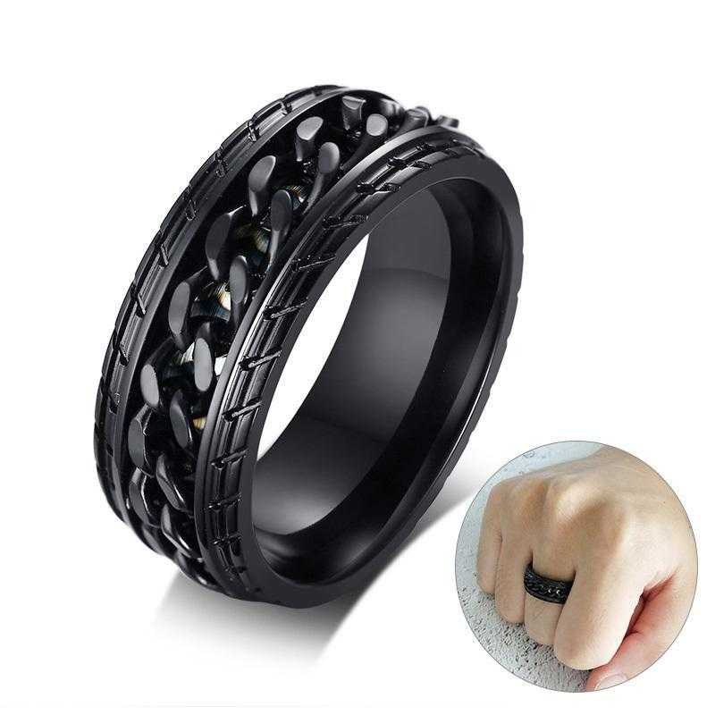 Cycolinks Tire Chain Spinner Ring | Biker Gifts