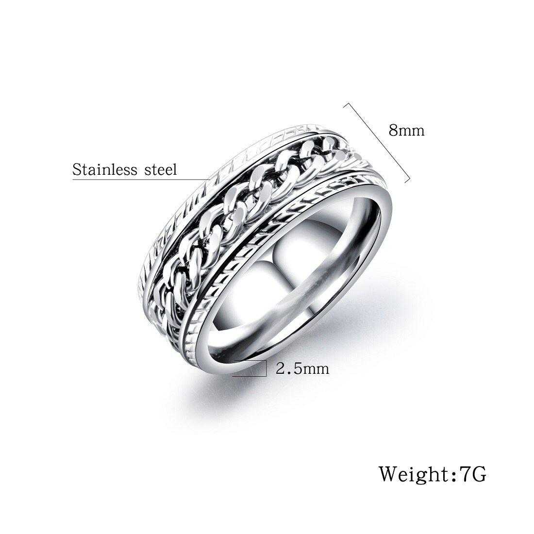 Cycolinks Tire Chain Spinner Ring | Biker Gifts