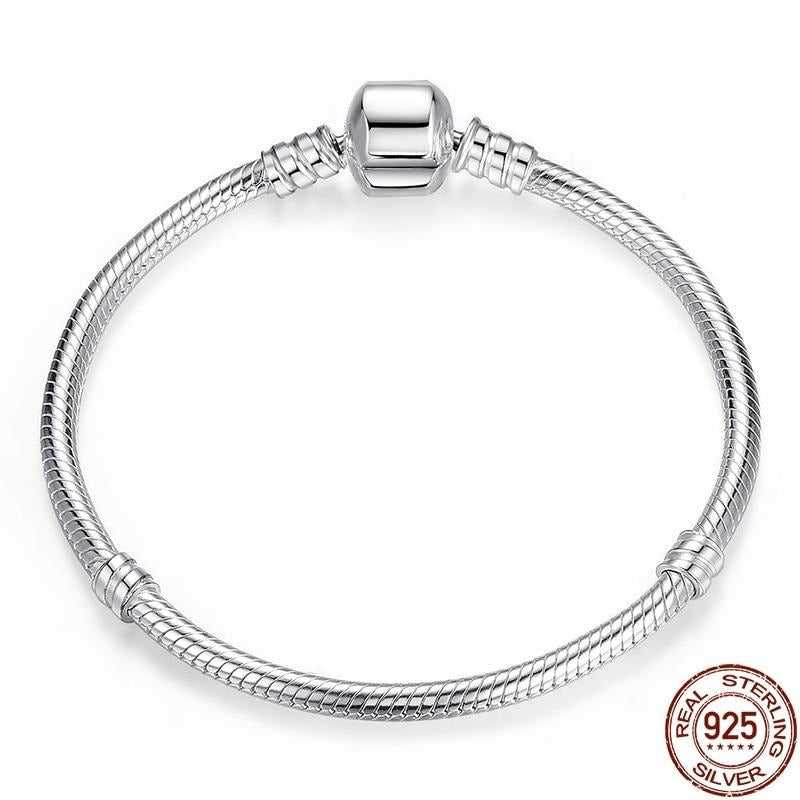 Cycolinks 925 Sterling Silver Snake Chain Bangle & Bracelet - Cycolinks
