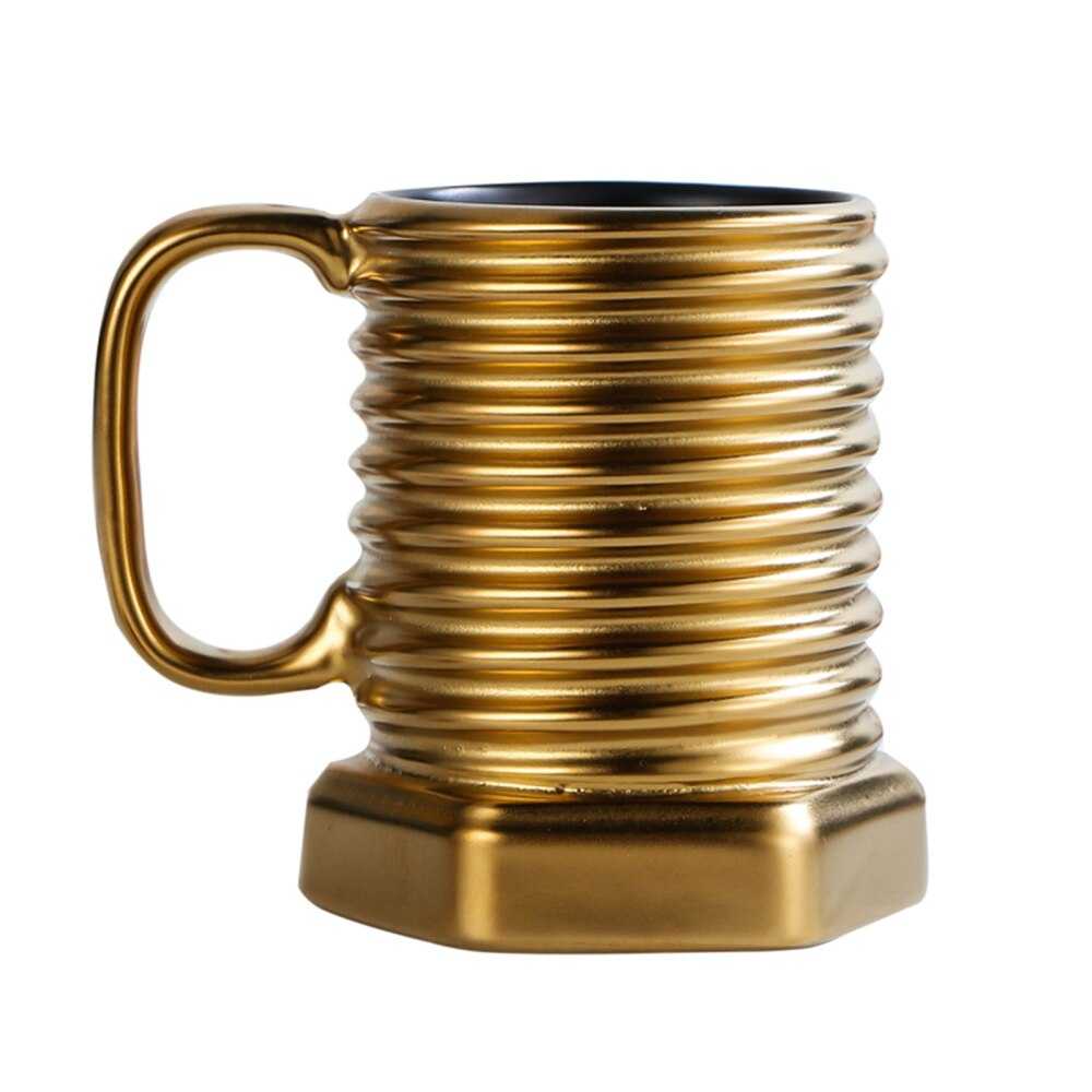 Bolt Coffee Mug in Gold colour