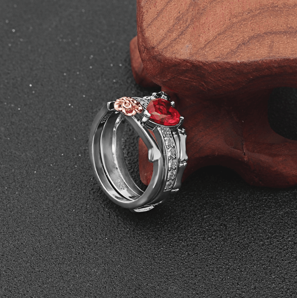 Cycolinks Skull & Rose Combination Ring - Cycolinks