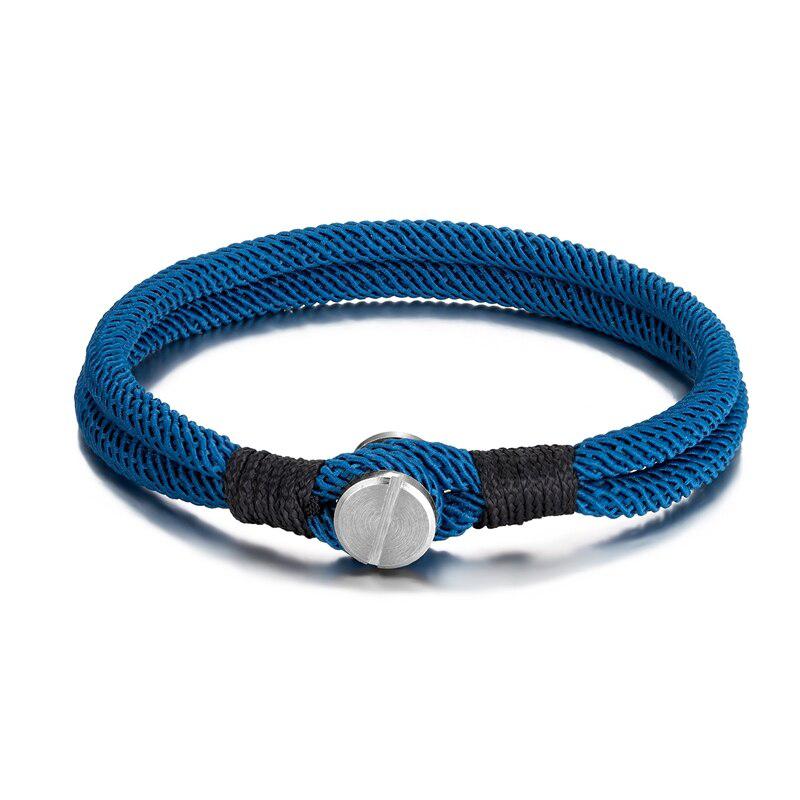 Screw Bracelet in Blue colour