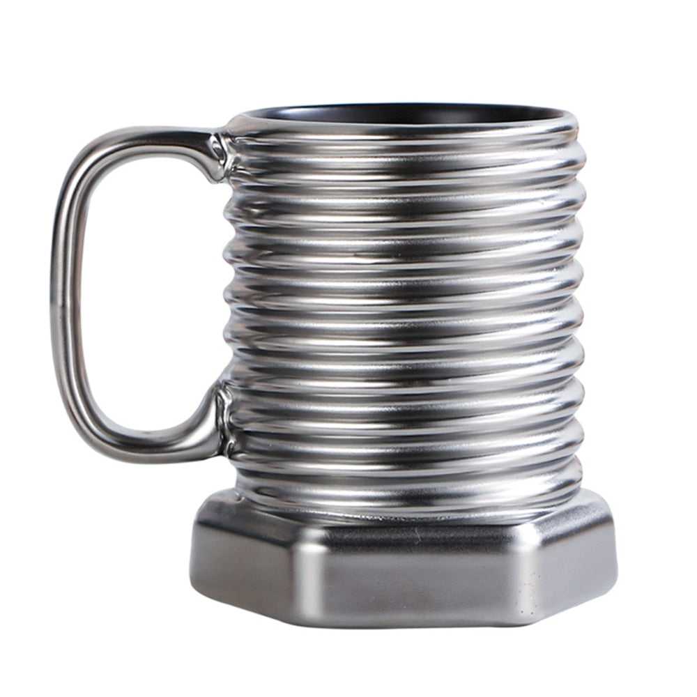Bolt Coffee Mug in Silver colour