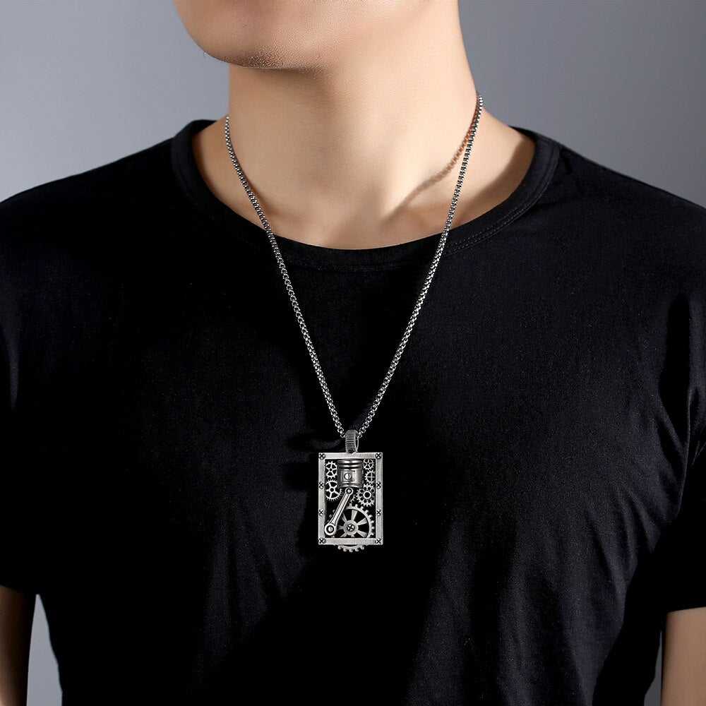 Cycolinks Geared Men's Biker Necklace - Cycolinks