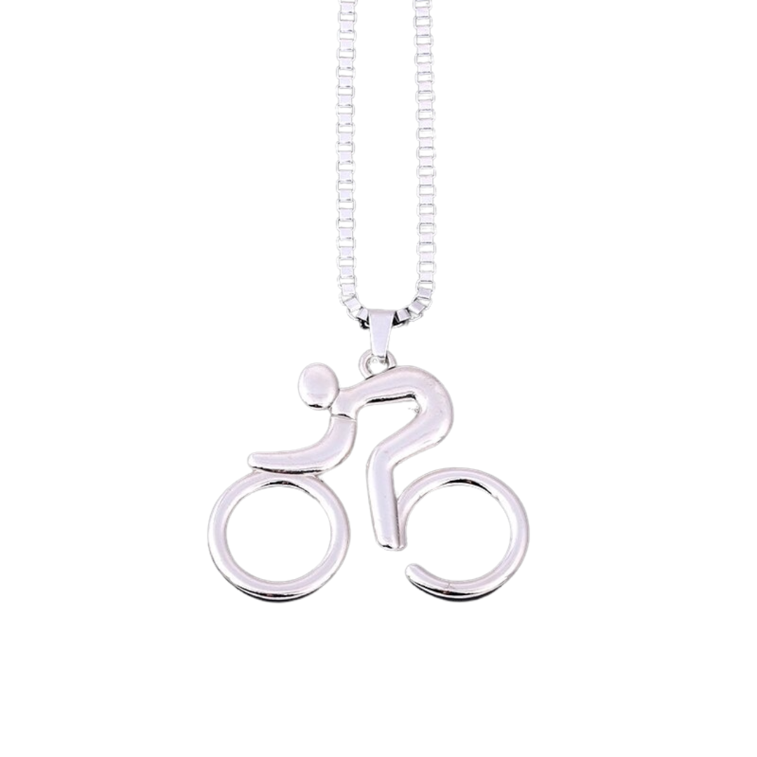 Abstract Cycling Necklace