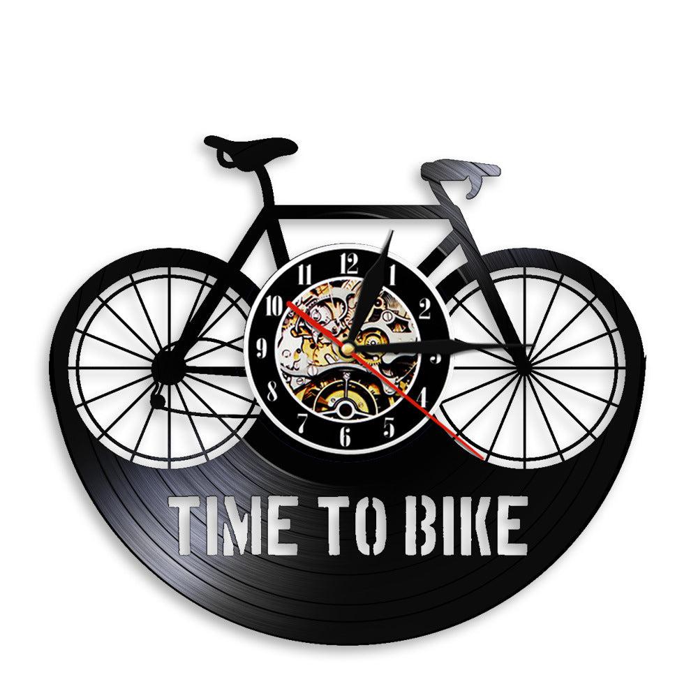 Cycolinks Bicycle Time To Bike Vinyl Clock - Cycolinks