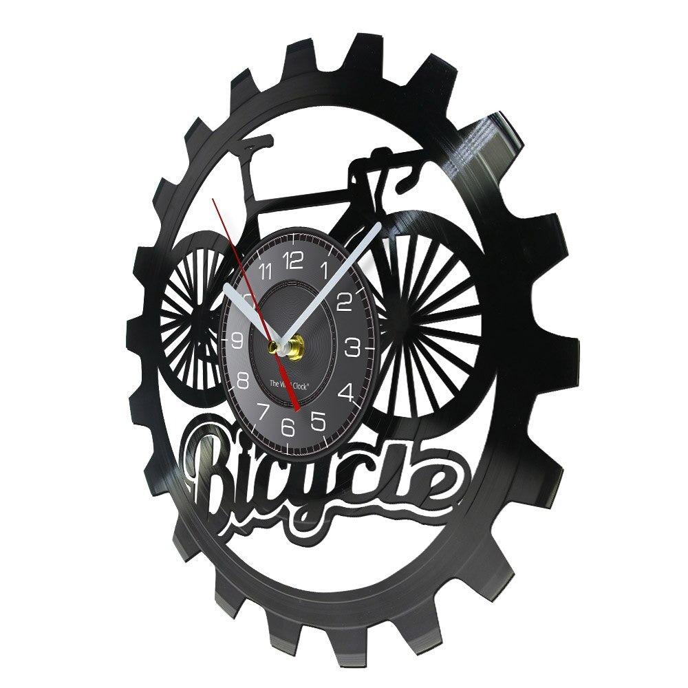 Cycolinks Bicycle Sprocket Vinyl Clock - Cycolinks